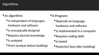 Lecture 1 - Introduction to Design and Analysis of Algorithms.pptx