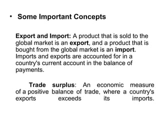 Lecture 1 introduction to international trade | PPT