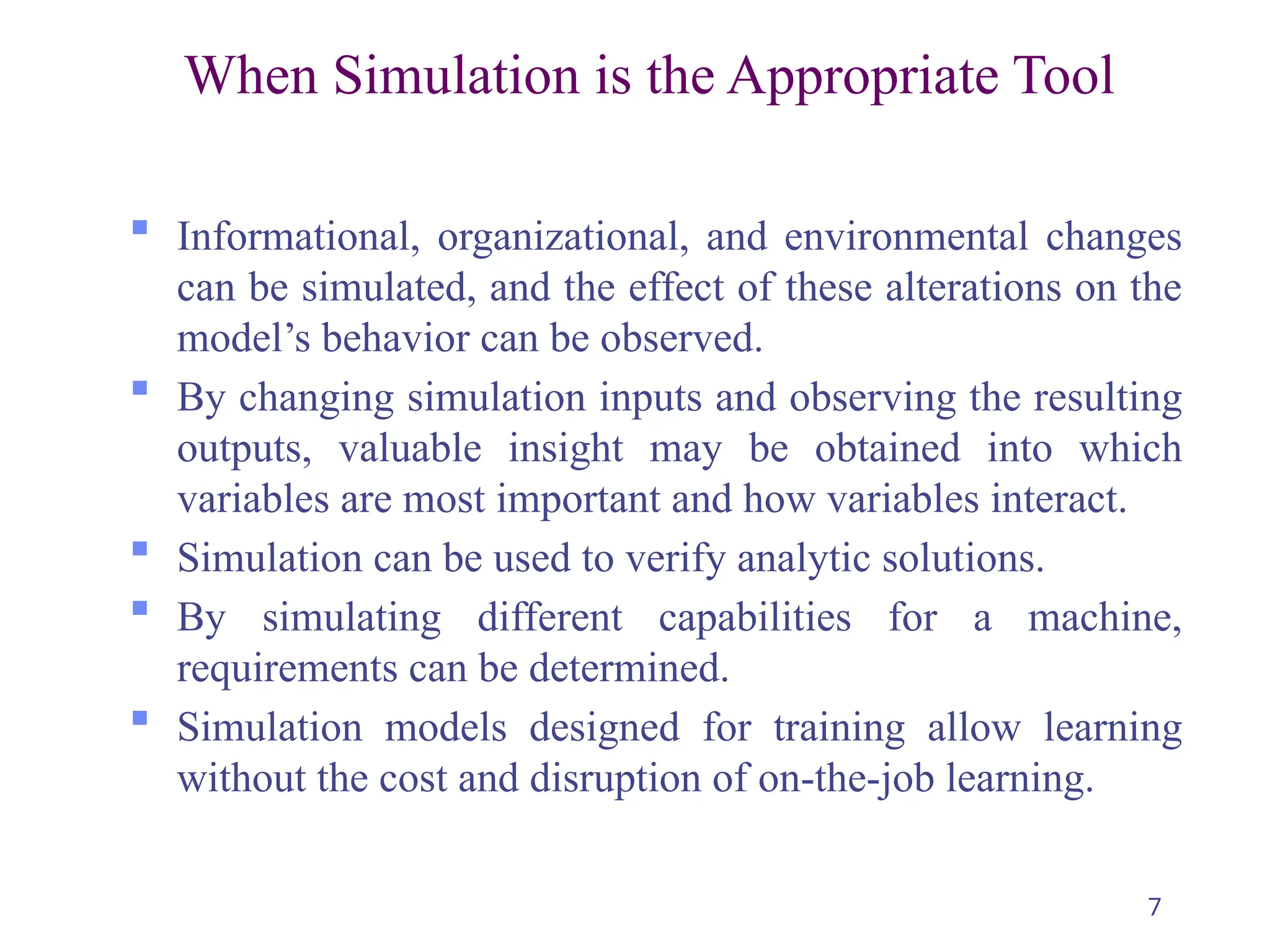 Lecture 1 Introduction To Simulation Edited Pptx Lecture 1 Introduction To Simulation Edited Pptx