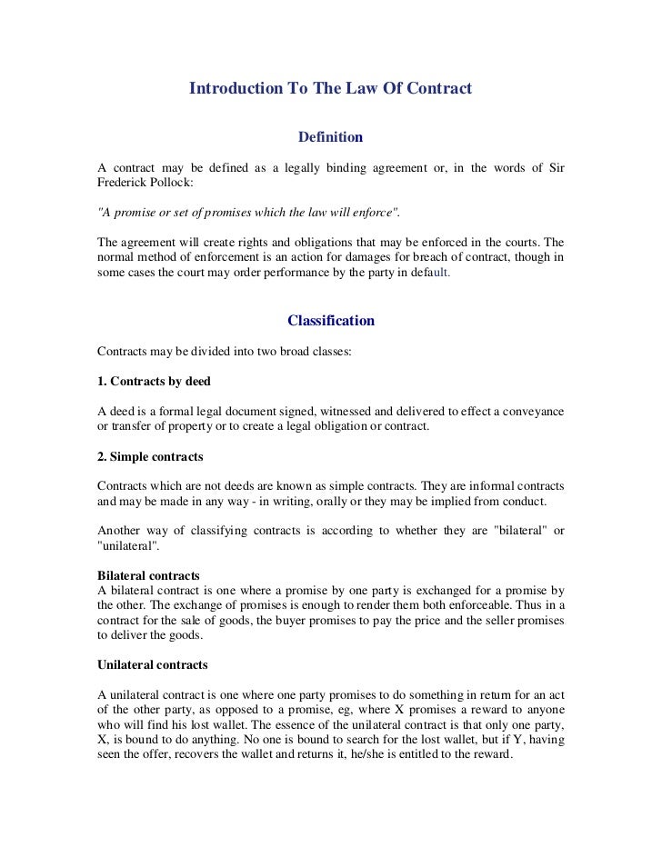 contract law dissertation pdf