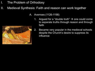 Lecture 1: Medieval Synthesis | KEY
