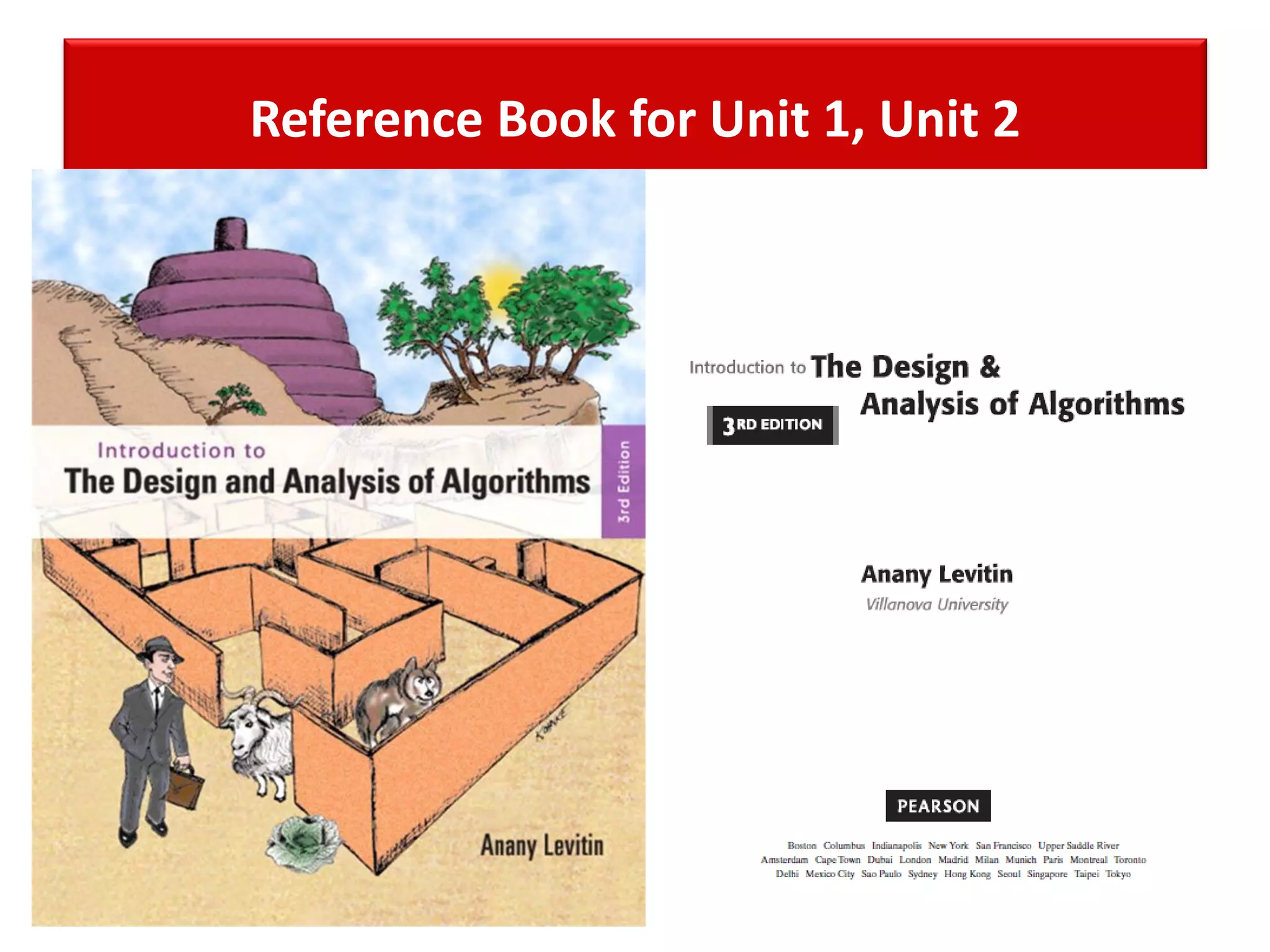 Reference Book for Unit 1, Unit 2
 