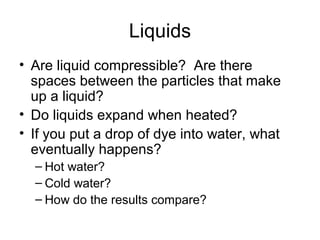 Lecture 1   particle view of matter