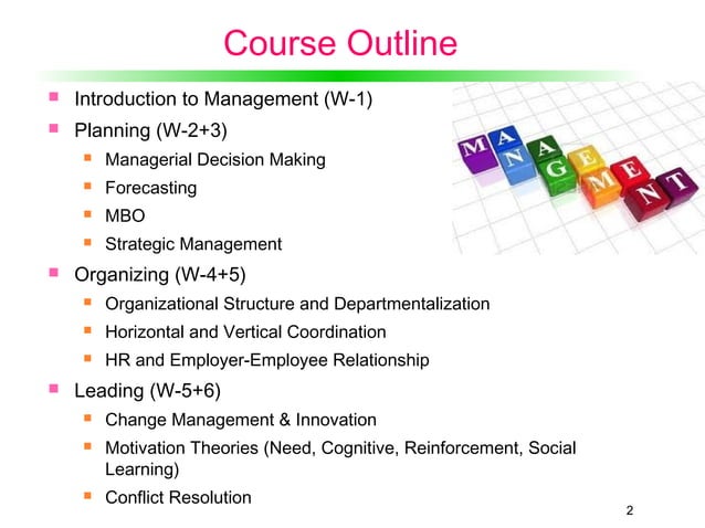 Principles of Management - Lecture 1 | PPT
