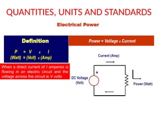 Standard Current Values LECTURE 1 - STANDARDS ( electrical ).ppt