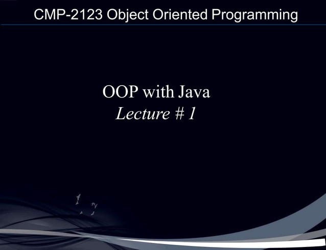 OOP with Java | PPT