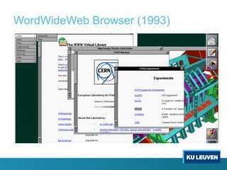 WordWideWeb Browser (1993)
 