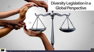 DiversityLegislationina
GlobalPerspective
1
 