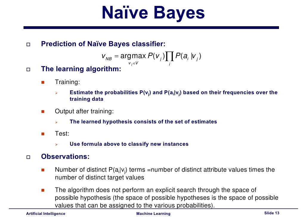 Lecture10 - Naïve Bayes