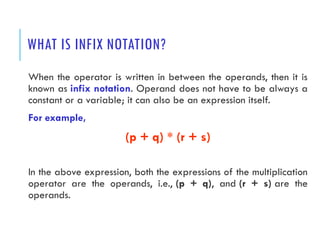 Lecture 10 - 1 - Infix to Postfix, Prefix.pptx