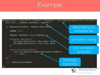 RequireJS & Handlebars
