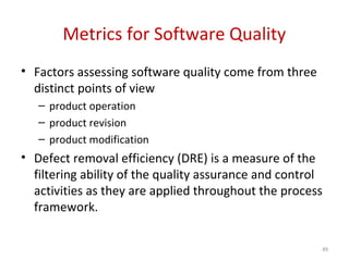 Software Engineering (Metrics for Process and Projects) | PPT