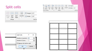 creating & modifying tables | PPTX