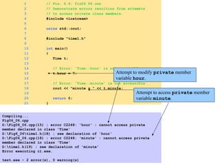 Classes and objects constructor and destructor | PPT