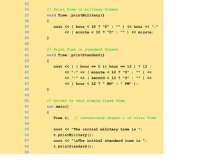 Classes and objects constructor and destructor | PPT