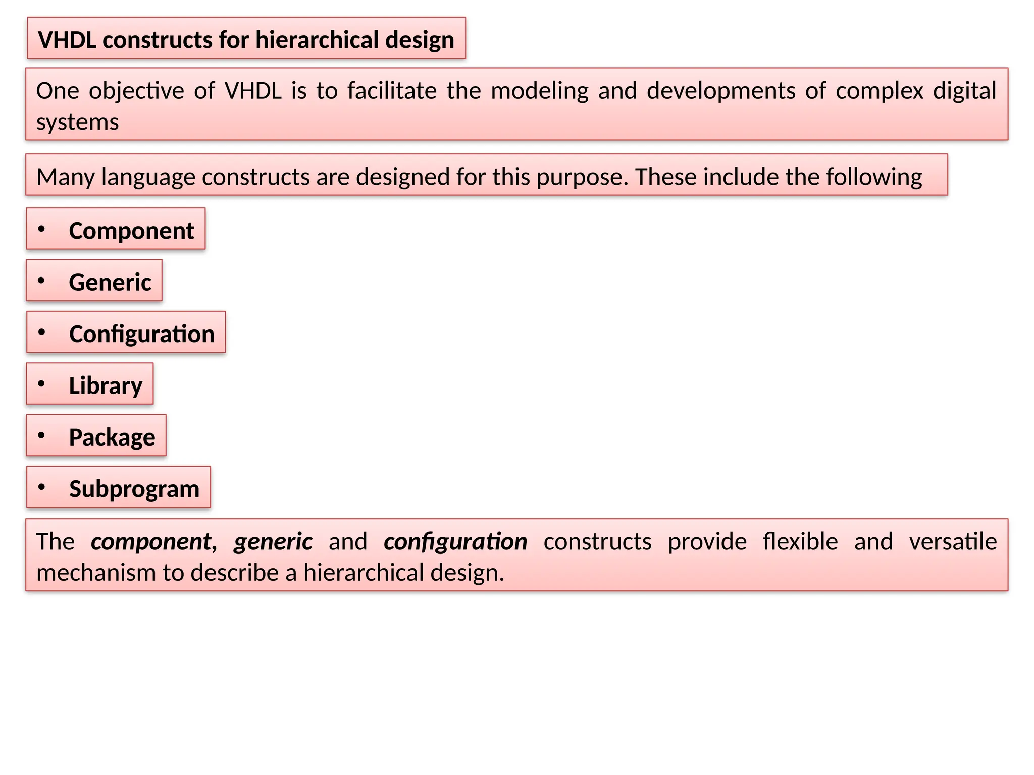 lecture10.pptx: HIERARCHICAL DESIGN IN VHDL | PPTX