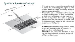 Synthetic Aperture Radar (SAR): Principles and Data Types in Remote ...
