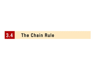 The 3.4 Chain Rule 
 