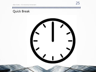 Quick Break
Allen Grabo – VU University Amsterdam
25
 