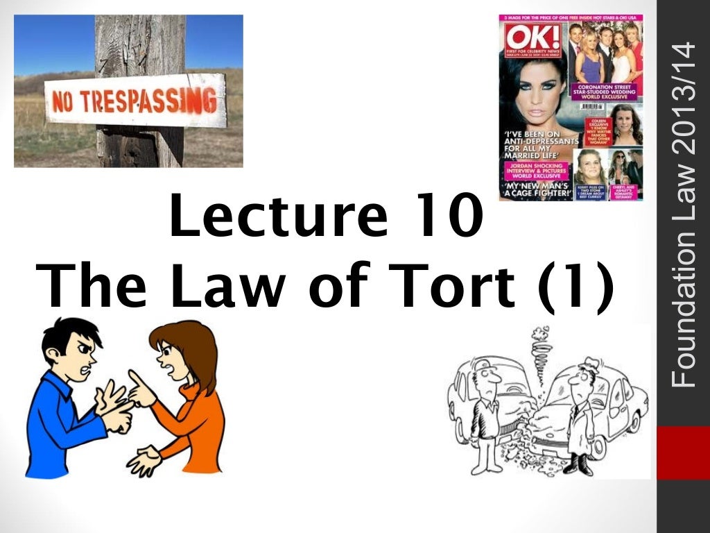 Lecture 10 law of tort