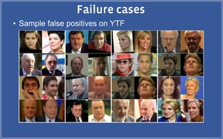 • Sample false positives on YTF
 