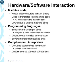 Lecture 10 software development | PPT | Programming Languages | Computing