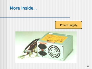53
More inside…
Power Supply
 