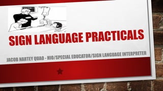 Lecture Sign Asl Lecture 108 Medical Sign Language.pptxhh | PPTX
