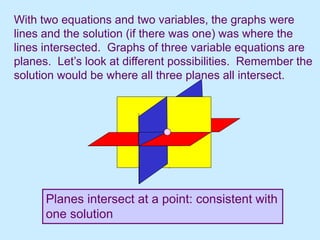 Lecture 10a system of linear equations | PPT