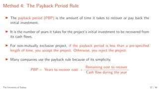 Comprehensive Guide to Capital Budgeting: Investment Decision Rules and ...