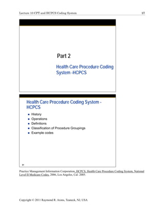 CPT and HCPCS Coding | PDF