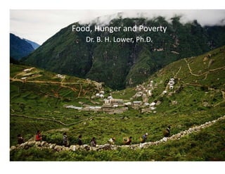 Lecture 10 food hunger and poverty