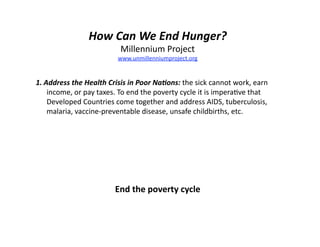 Lecture 10 food hunger and poverty