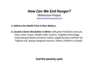 Lecture 10 food hunger and poverty