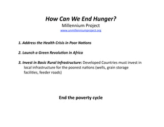 Lecture 10 food hunger and poverty
