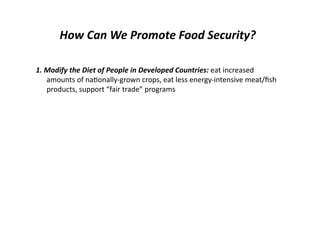 Lecture 10 food hunger and poverty