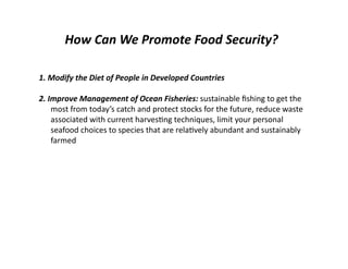 Lecture 10 food hunger and poverty