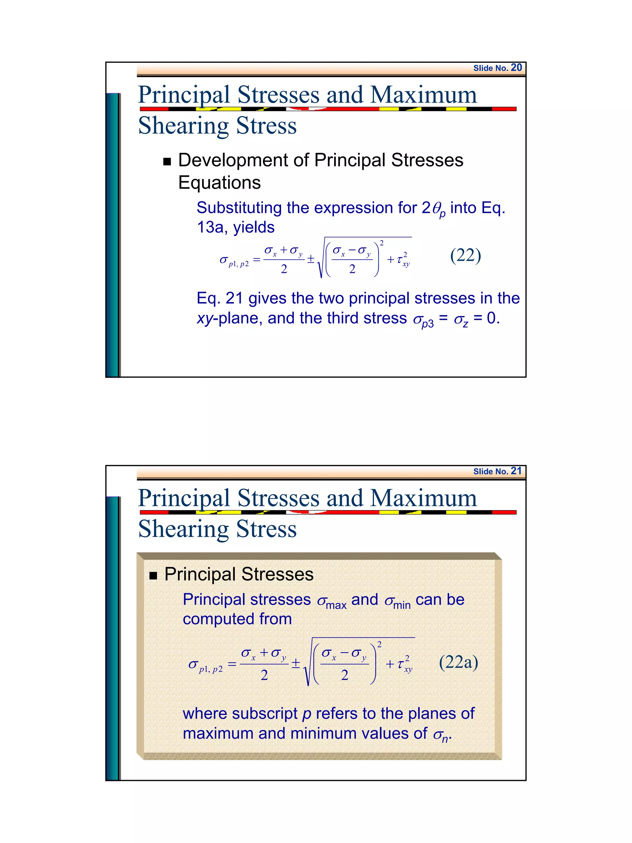 Lecture10 mohr's circle | PDF