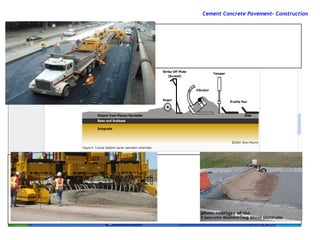 Cement Concrete Pavement- Construction
 