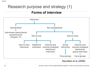 Lecture 10 primary data collection interviews | PPT