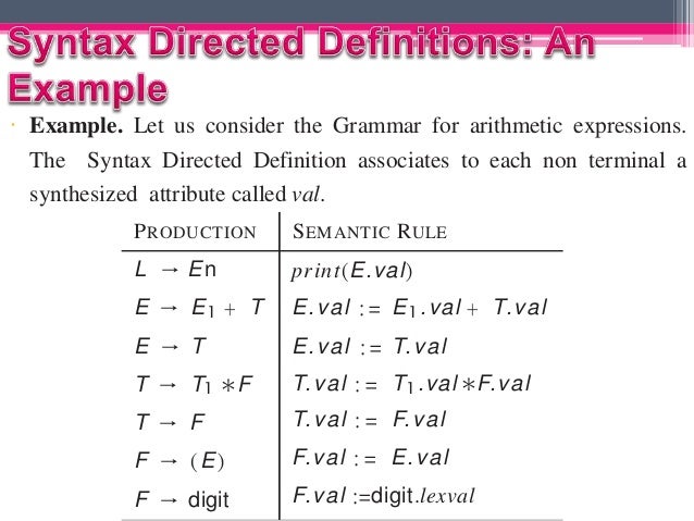 What does semantic rules examples - flexipole