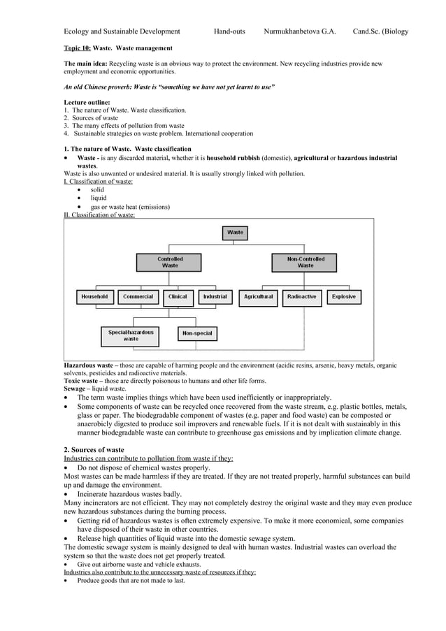 Lecture+10+Waste | PDF