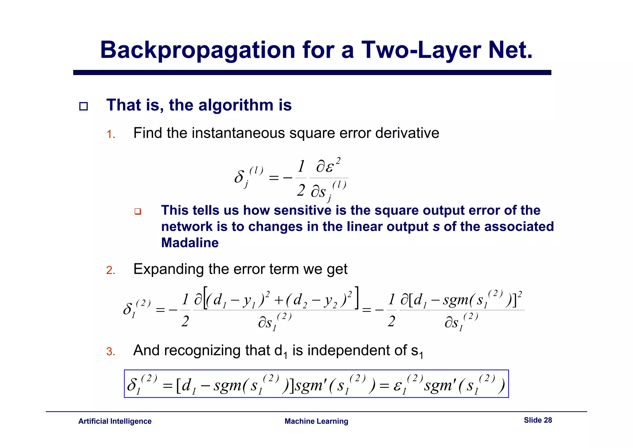 Lecture11 - neural networks