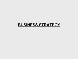 BUSINESS STRATEGY 