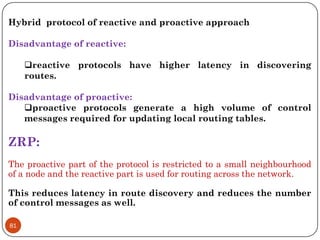 Lecture 11 14. Adhoc routing protocols cont.. | PDF