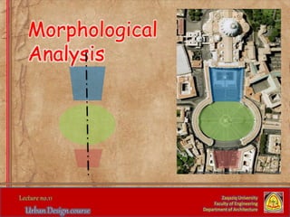 Zaqaziq University
Faculty of Engineering
Department of Architecture
Morphological
Analysis
 