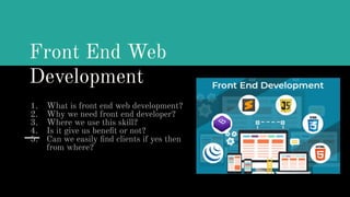 Front End Development | PDF | Web Development | Internet