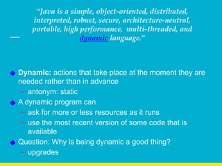 about java buzzwords of oops concept.pptx | Free Download