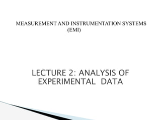 lecture1(1).pdf Introduction to measurement and instrumentation | PDF
