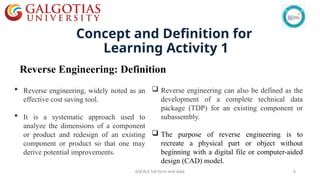 Introduction to Reverse Engineering & 3D Scanning | PPTX